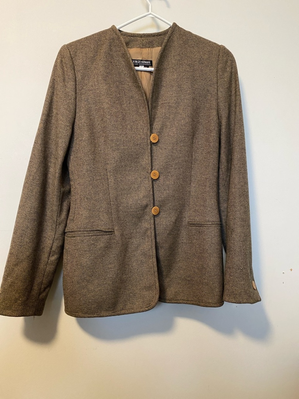 GIORGIO ARMANI vintage wool cashmere blend jacket